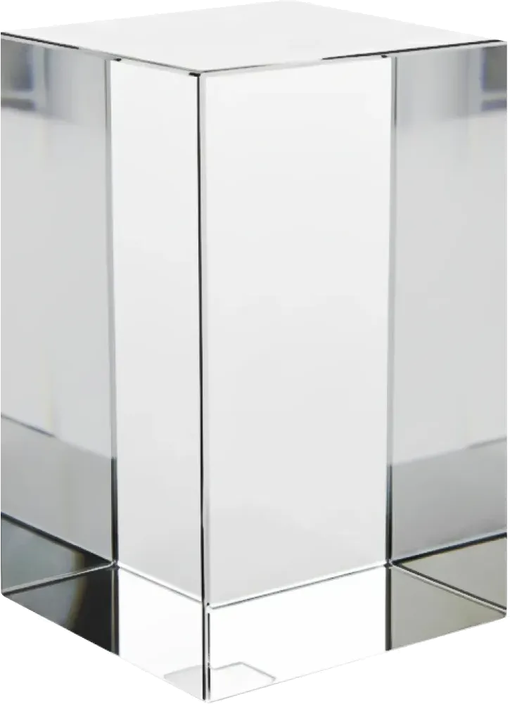 3D Keepsake Crystal Block