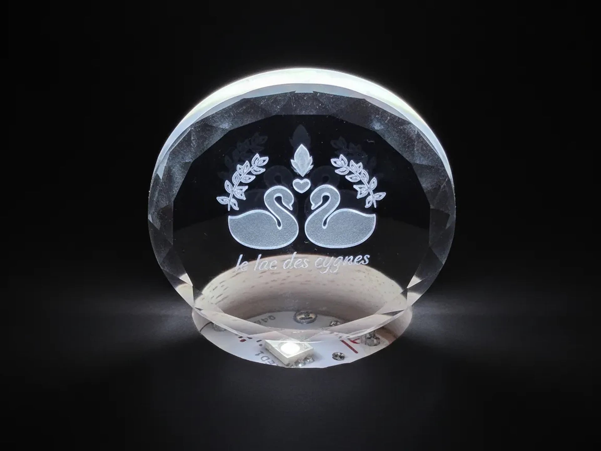 3D Keepsake Crystal Sphere
