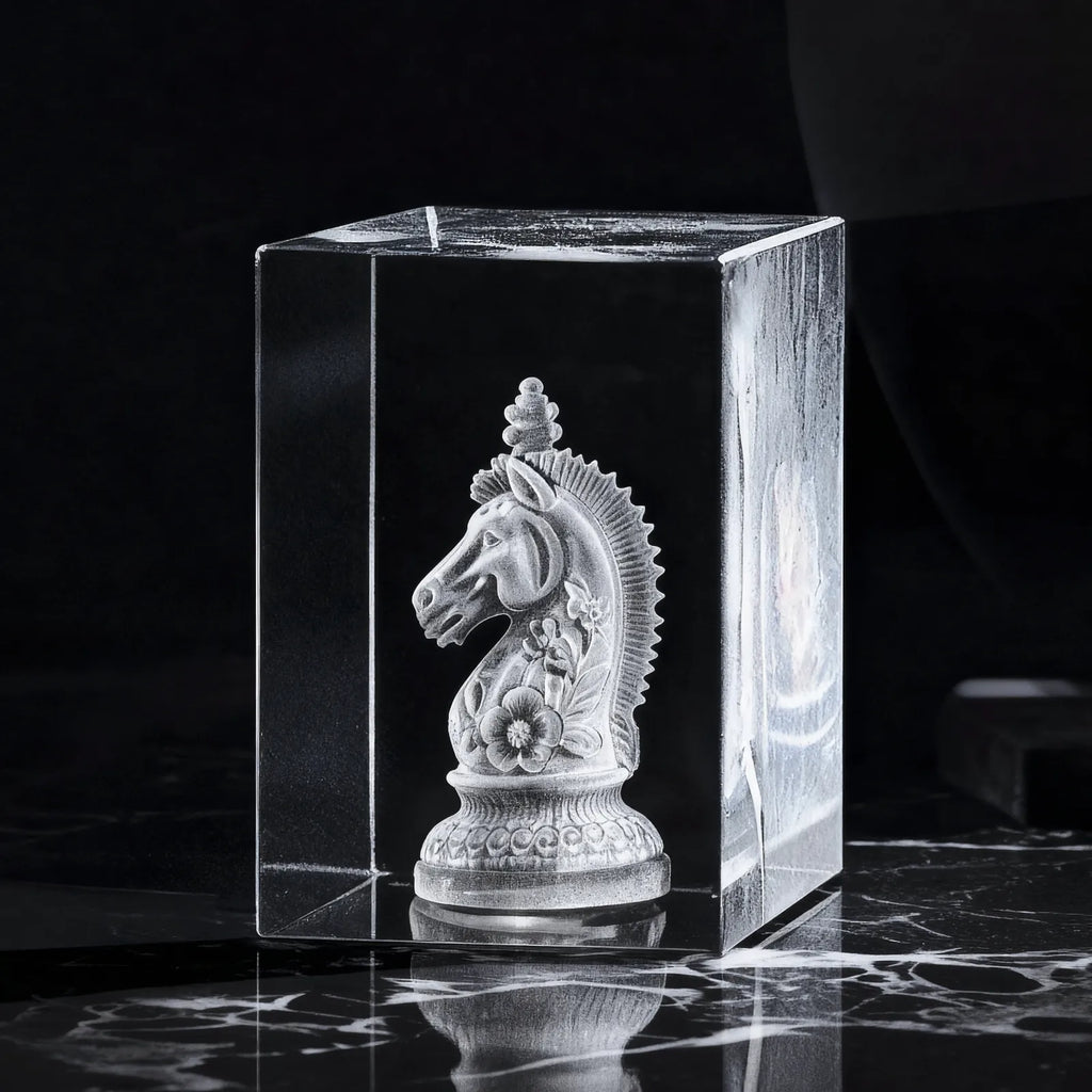 3D Keepsake Crystal Block