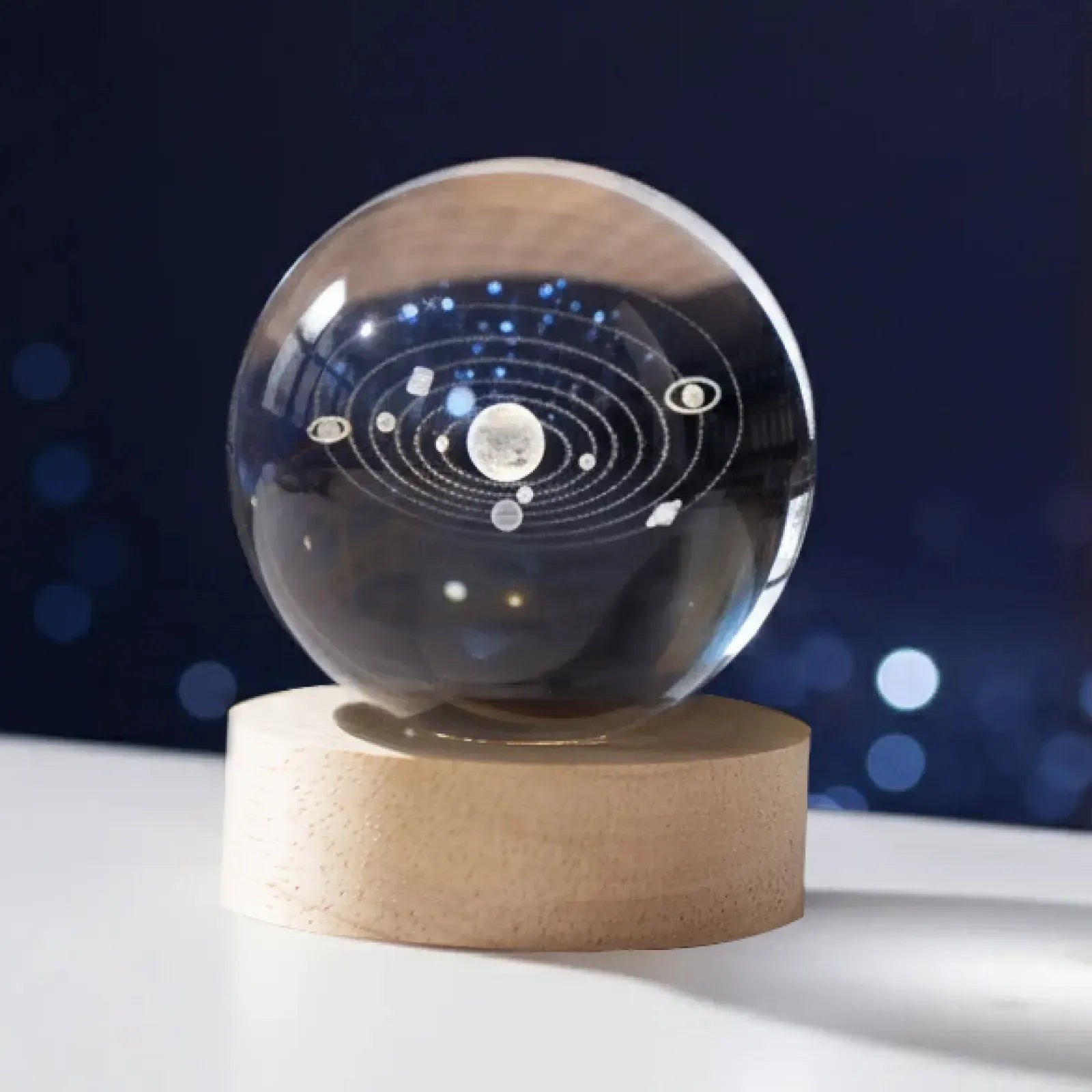 3D Keepsake Crystal Sphere