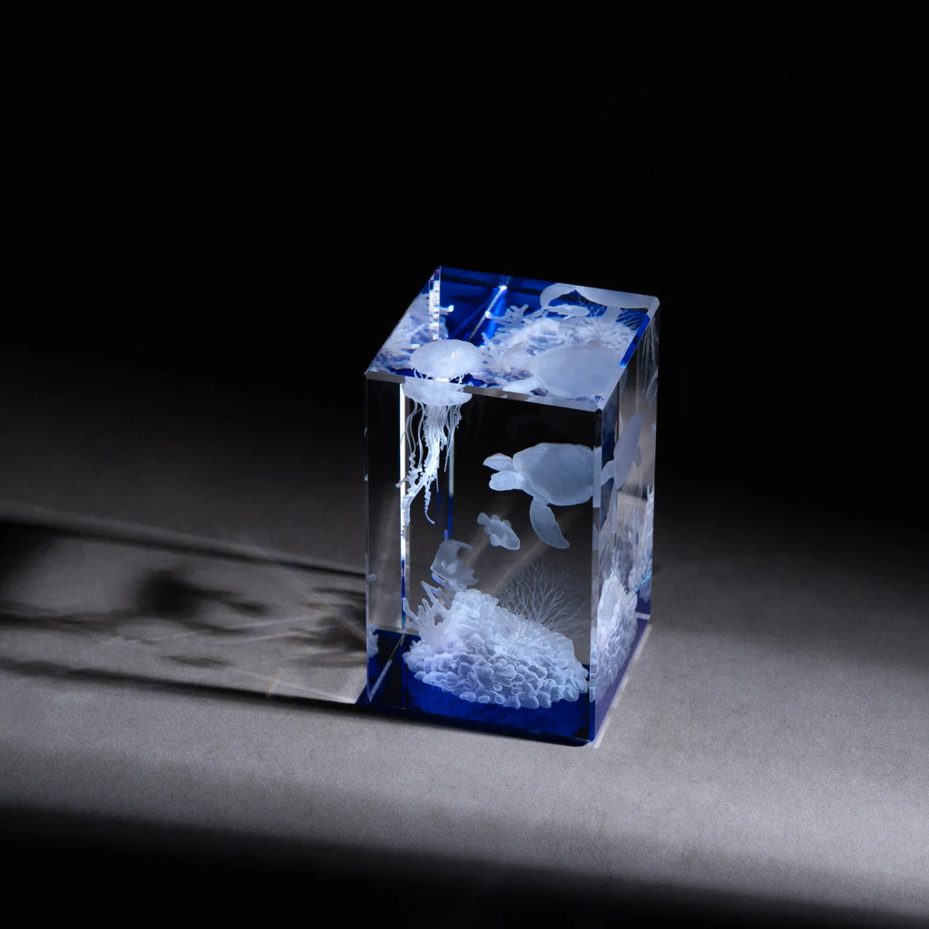 3D Keepsake Crystal Block