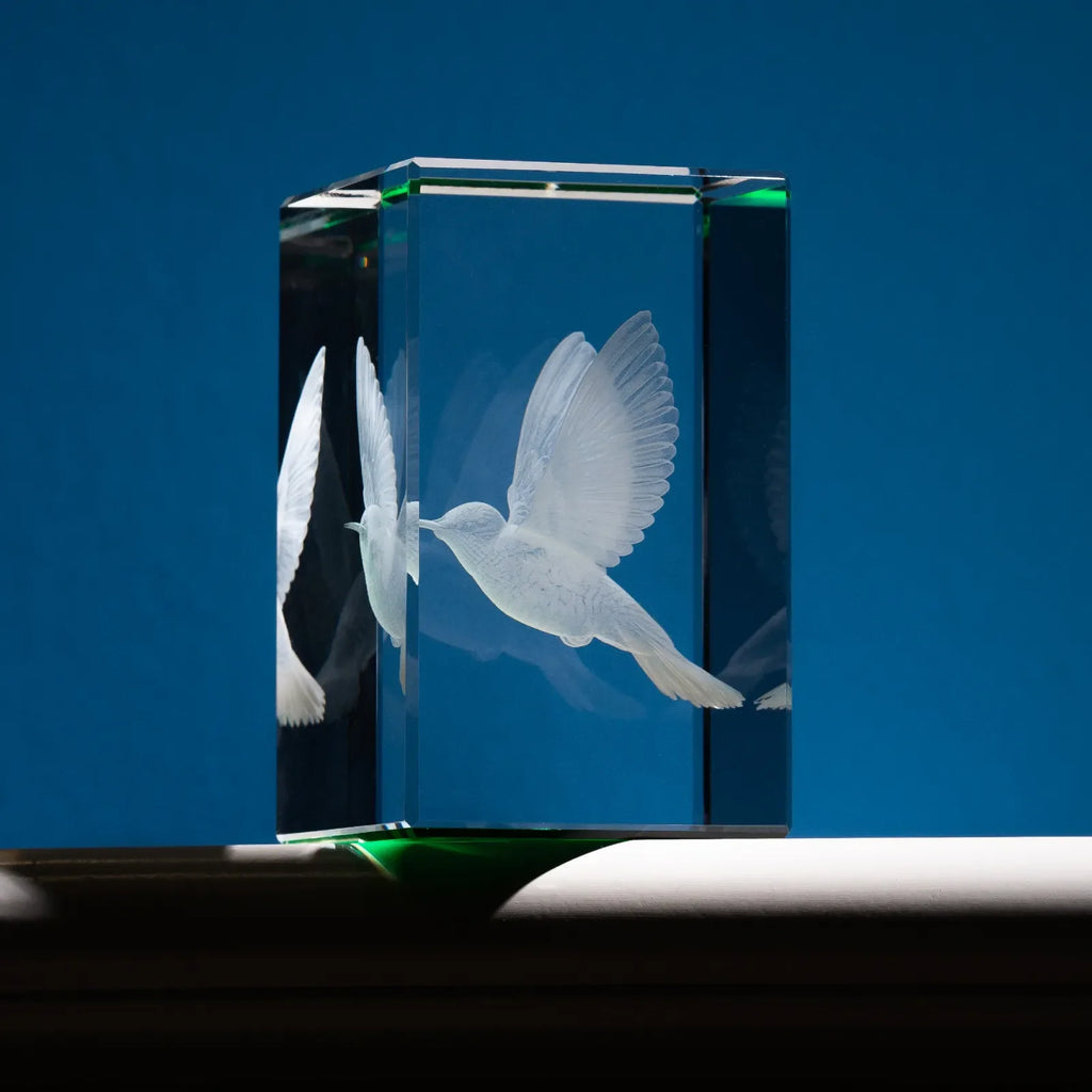 3D Keepsake Crystal Block